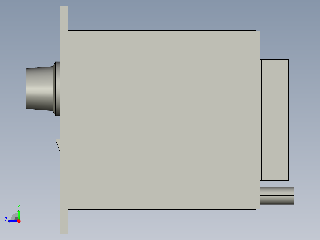 通用调速器US-52右视图