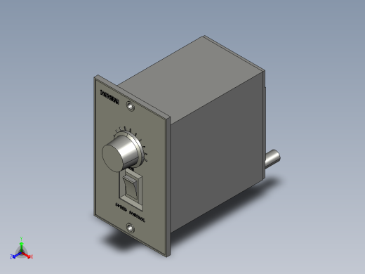 通用调速器US-52正等轴测缩略图