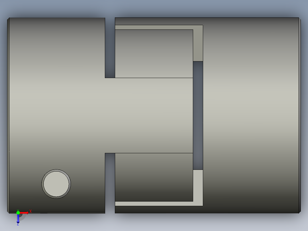 联轴器JACC20-8-8俯视图