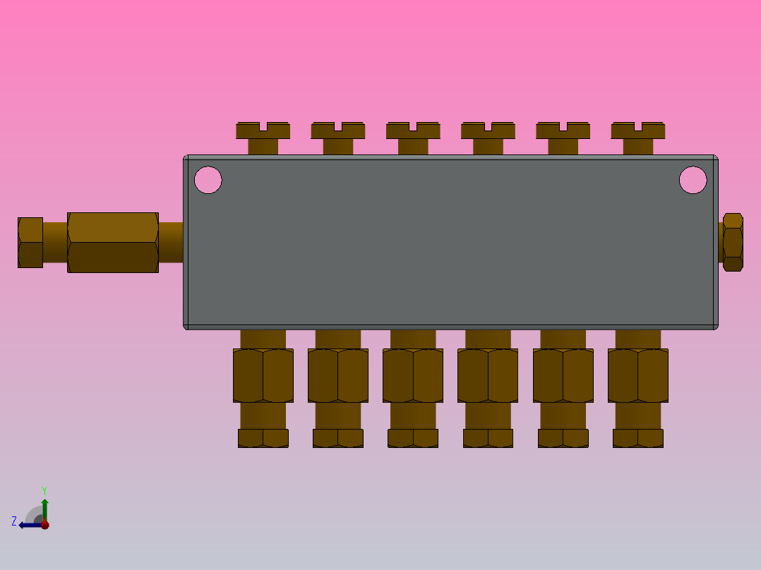 B型油量调整分配器[B-6 6 6]右视图