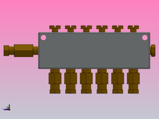 B型油量调整分配器[B-6 6 6]右视缩略图