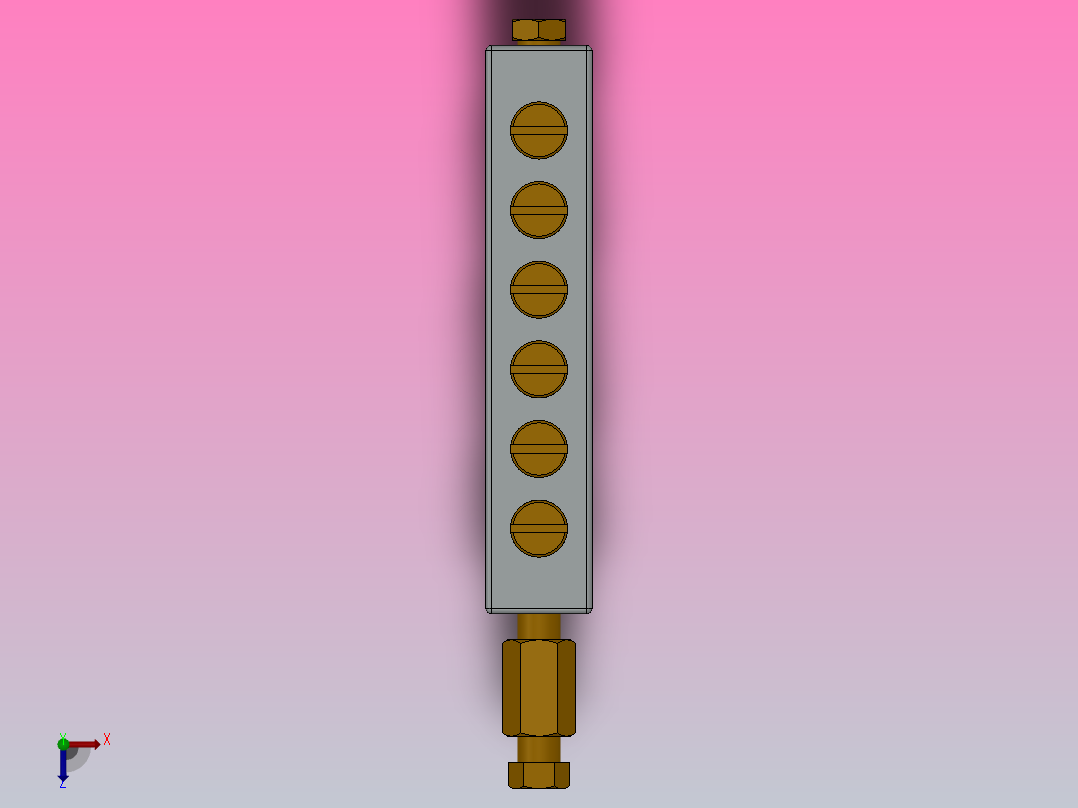 B型油量调整分配器[B-6 6 6]俯视图