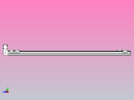 皮带直线轴双滑块型TPA-GCBS-50-P42-L475-LU-M10-N3右视缩略图