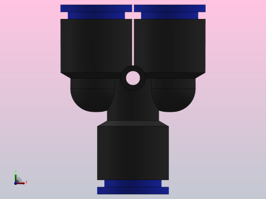 气动快速接头12mmY-Fitting前视缩略图