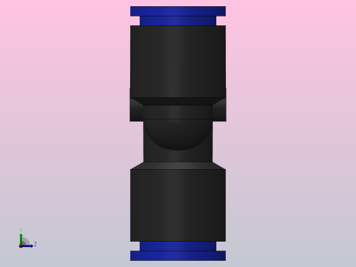 气动快速接头12mmY-Fitting左视缩略图