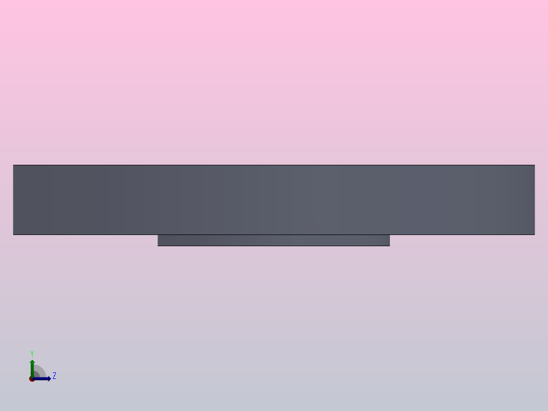 PN1.0板式平焊[10-B]左视图