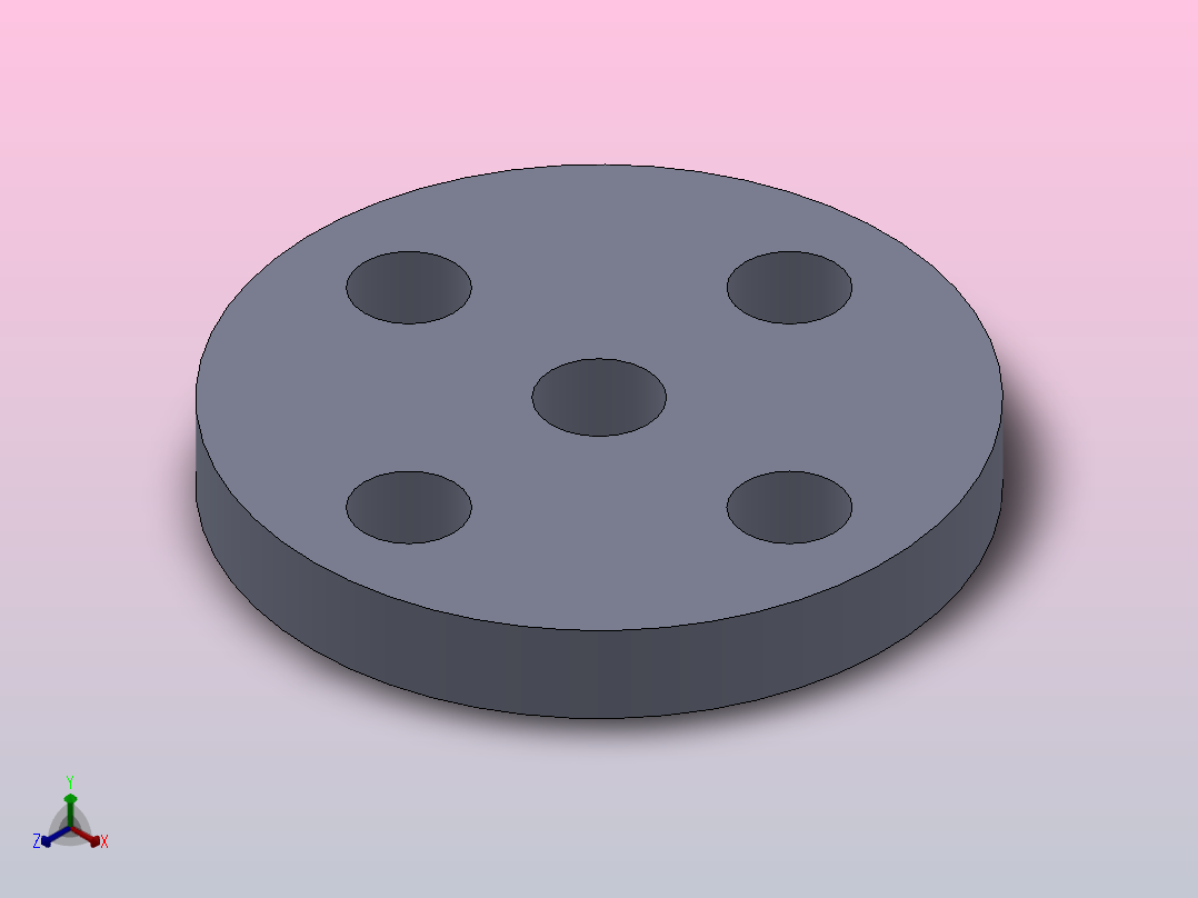 PN1.0板式平焊[10-B]正等轴测图