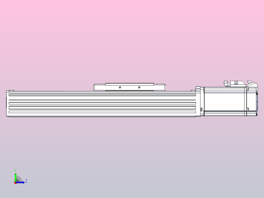 滚珠丝杠直线轴带导轨全封闭TPA-HCR-110D-1610C-L150-M-C-P40-N3左视缩略图