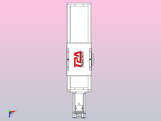滚珠丝杠直线轴带导轨全封闭TPA-HCR-110D-1610C-L150-M-C-P40-N3俯视缩略图
