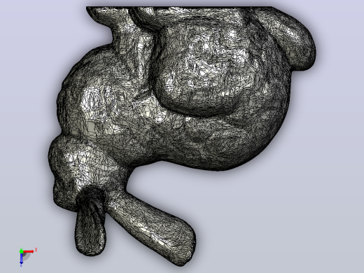 FLATFOOT_StanfordBunny_jmil_HIGH_RES_Smoothed.stl俯视缩略图