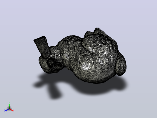 FLATFOOT_StanfordBunny_jmil_HIGH_RES_Smoothed.stl正等轴测缩略图