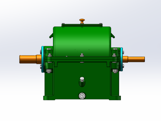 二级同轴减速器设计（SW+CAD）缩略图