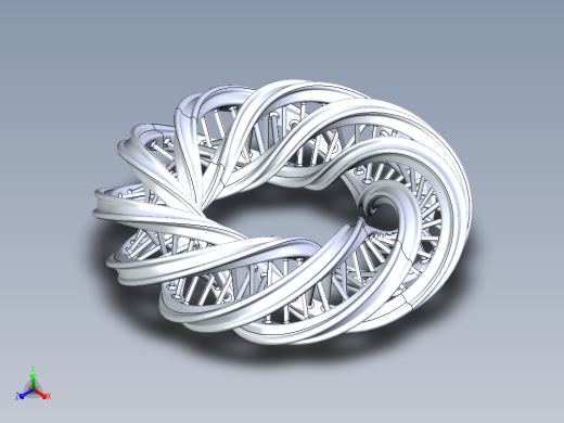 DNA莫比乌斯环——3D模型