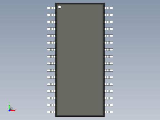 106x SOIC 封装（小外形集成电路）SOIC127P1199X264-32N前视缩略图