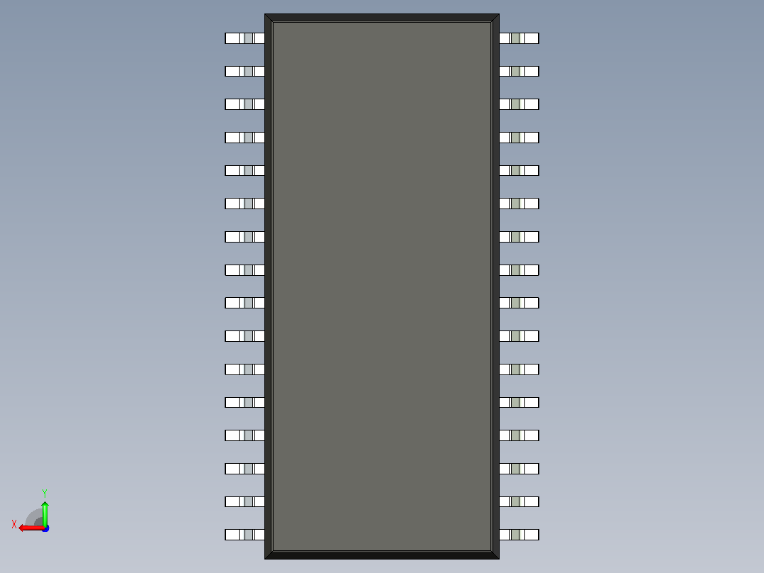 106x SOIC 封装（小外形集成电路）SOIC127P1199X264-32N后视图