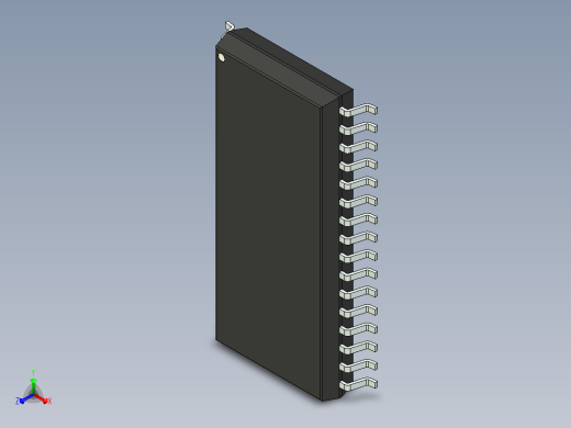 106x SOIC 封装（小外形集成电路）SOIC127P1199X264-32N正等轴测缩略图