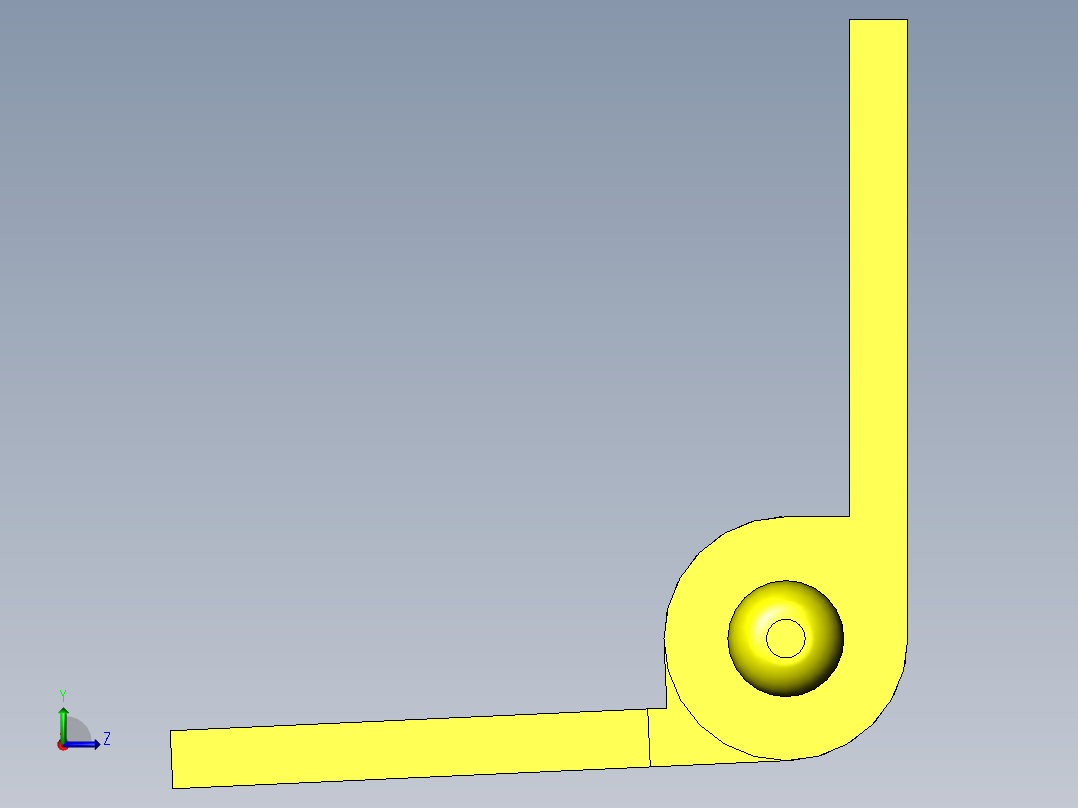 2级打开门左视图