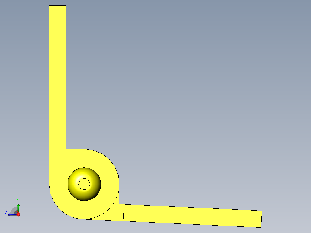 2级打开门右视图