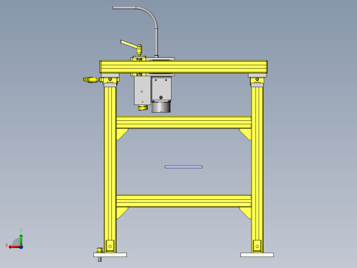 读码器定位机构后视缩略图