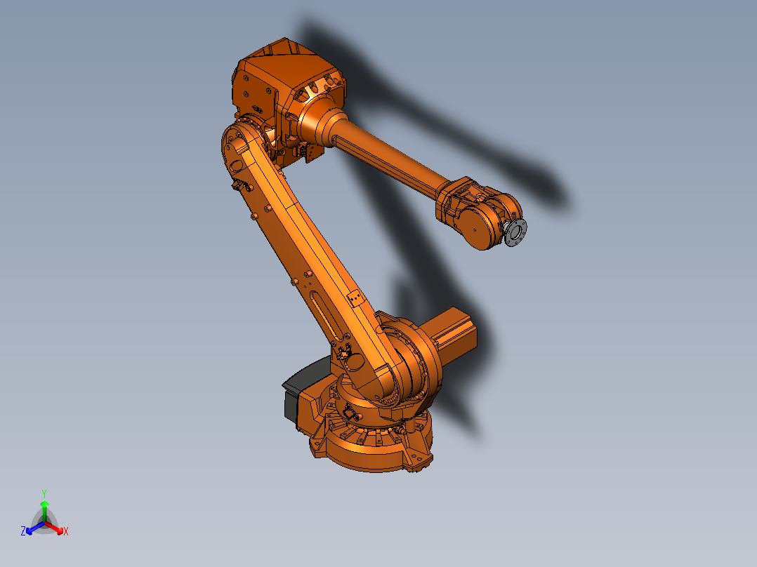 ABB IRB 4600正等轴测图