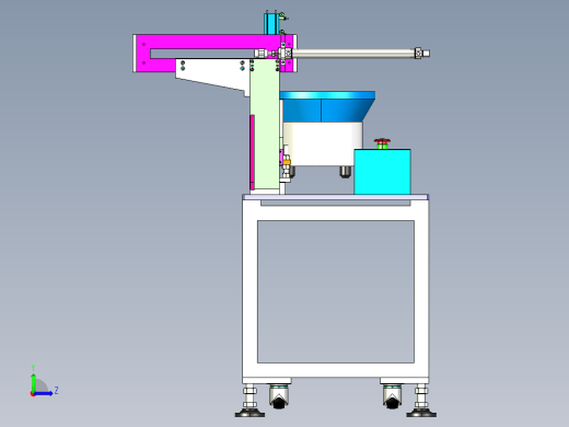 夹取移载机构左视缩略图