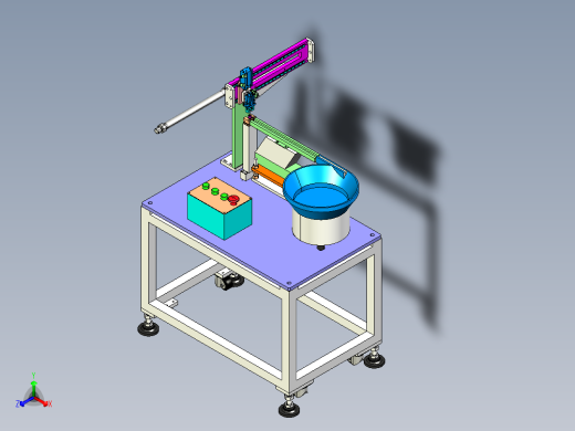 夹取移载机构正等轴测缩略图