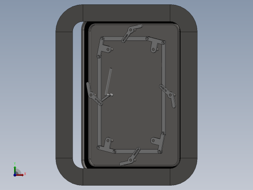 密门防水门结构前视缩略图