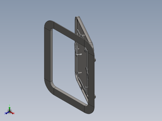 密门防水门结构正等轴测缩略图