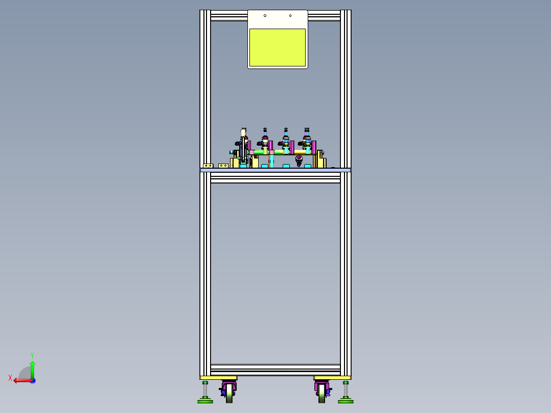 固定夹钳测试拉力设备sw17后视图