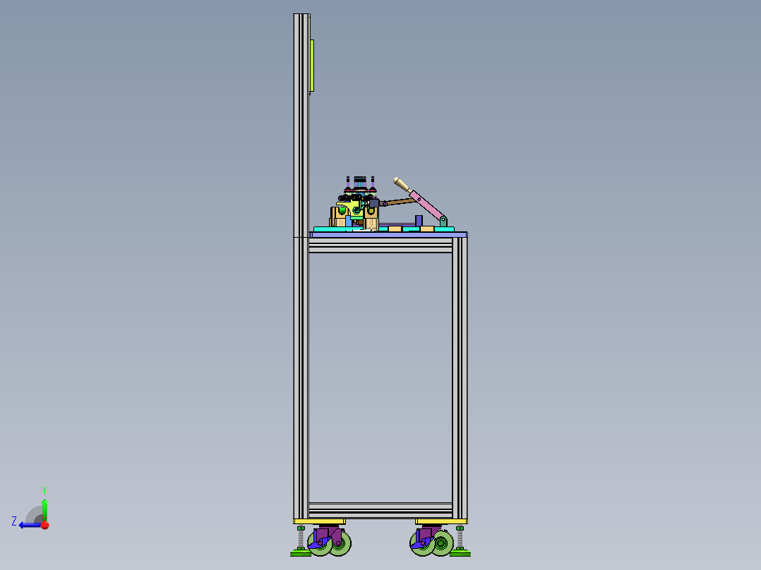 固定夹钳测试拉力设备sw17右视图