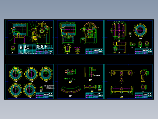 旋风式煤粉燃烧器全套图
