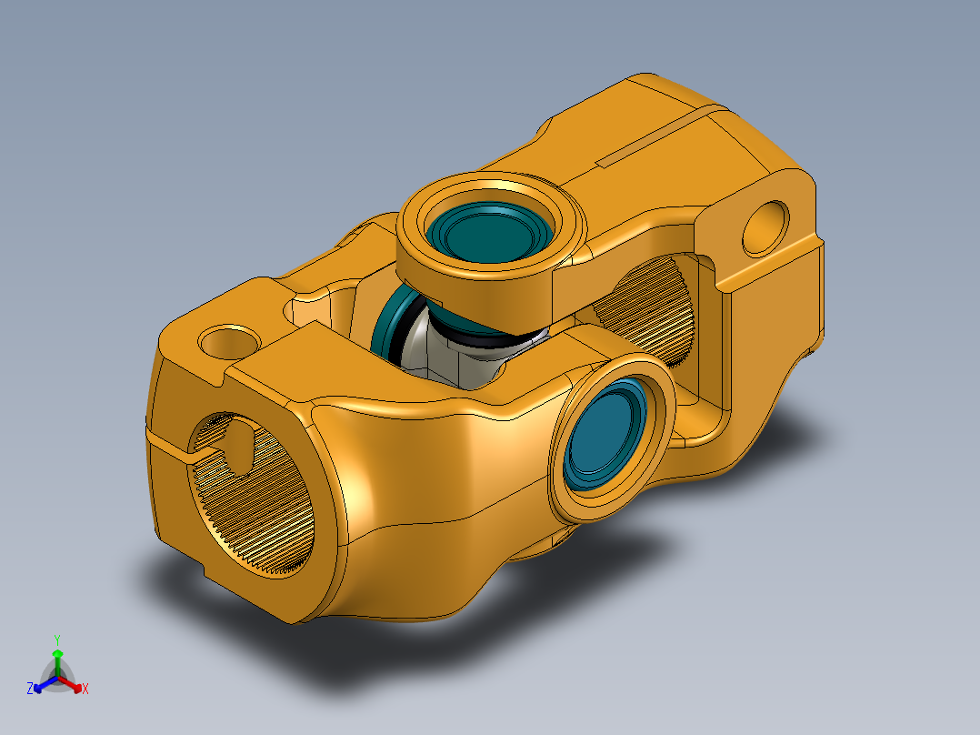 万向联轴器02主视图