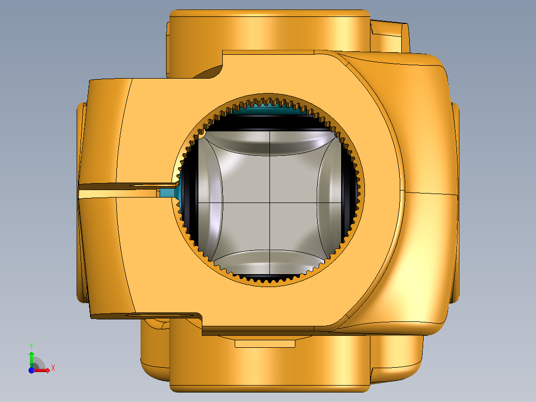 万向联轴器02前视图