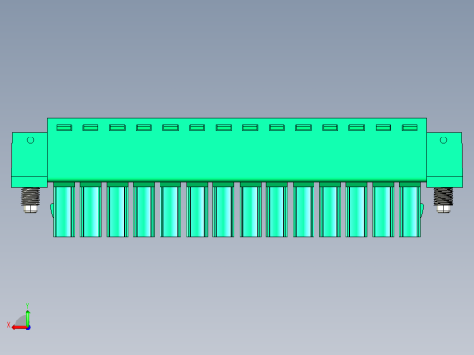 DEGSON 15EDG（公头） 3.5mm 螺钉锁紧，插拔式接线端子 FullPack-15EDGKM-3.5-14P-14-00AH后视缩略图