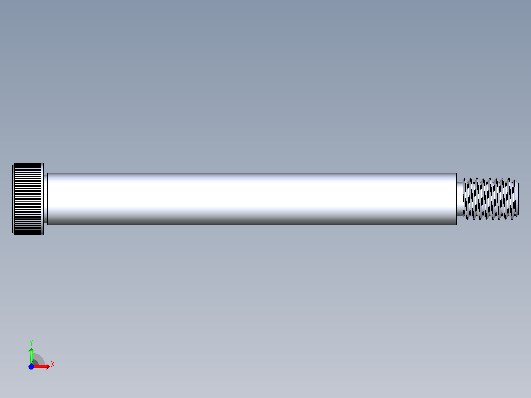 内六角螺螺栓-SB 0.500-13 x5前视图