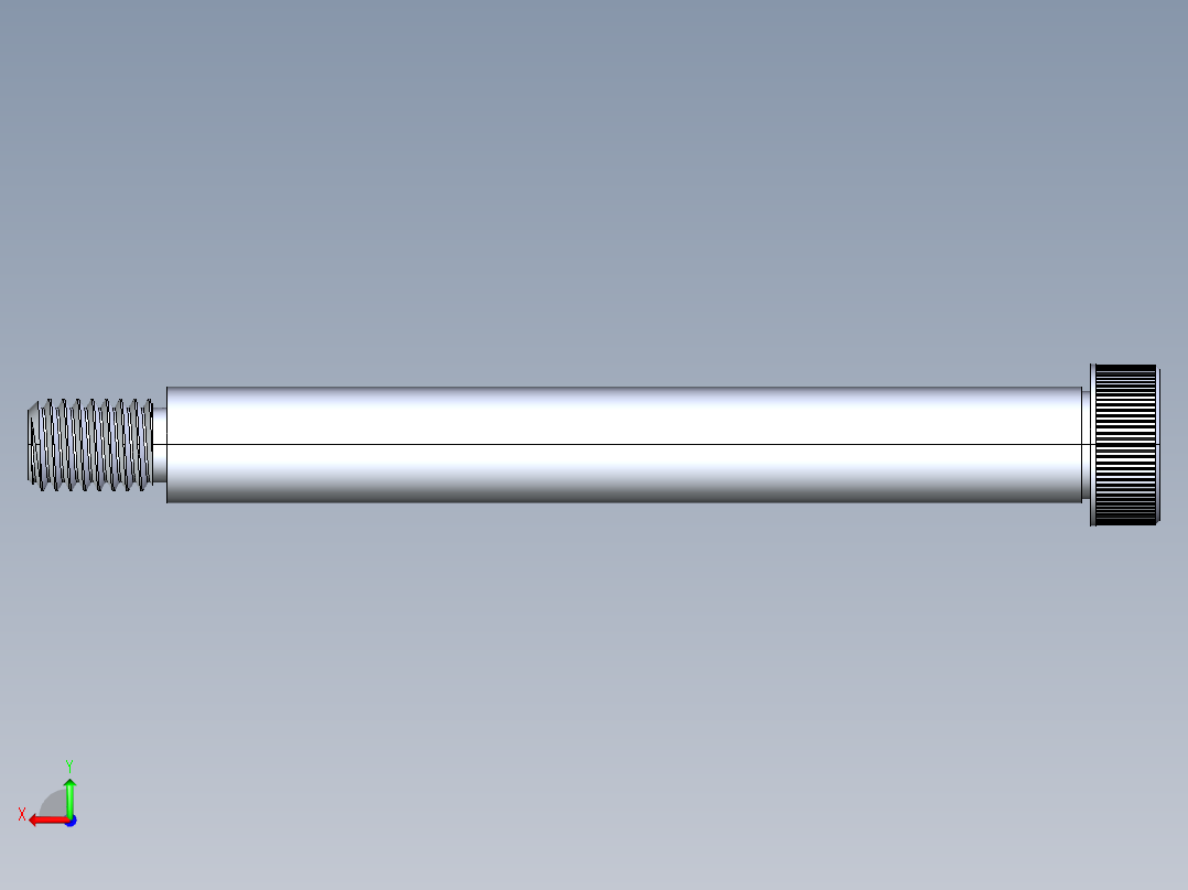 内六角螺螺栓-SB 0.500-13 x5后视图