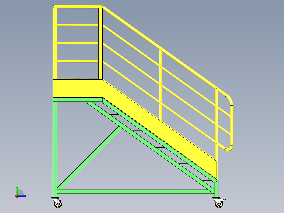 钢平台.4左视图