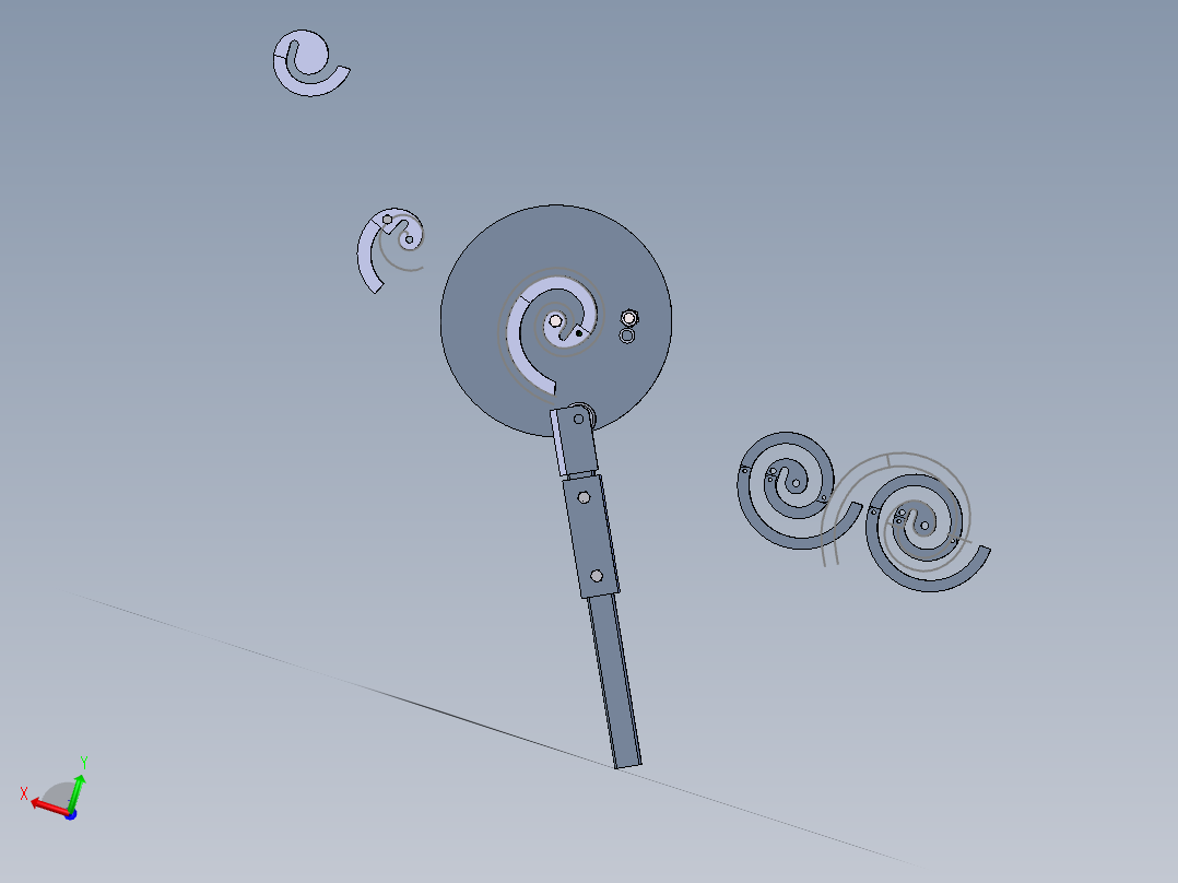 蜗牛型冷锻造装置