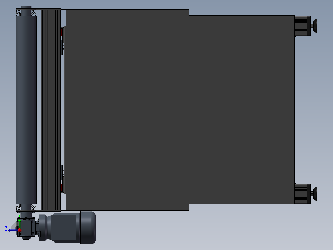 微型传送带右视图