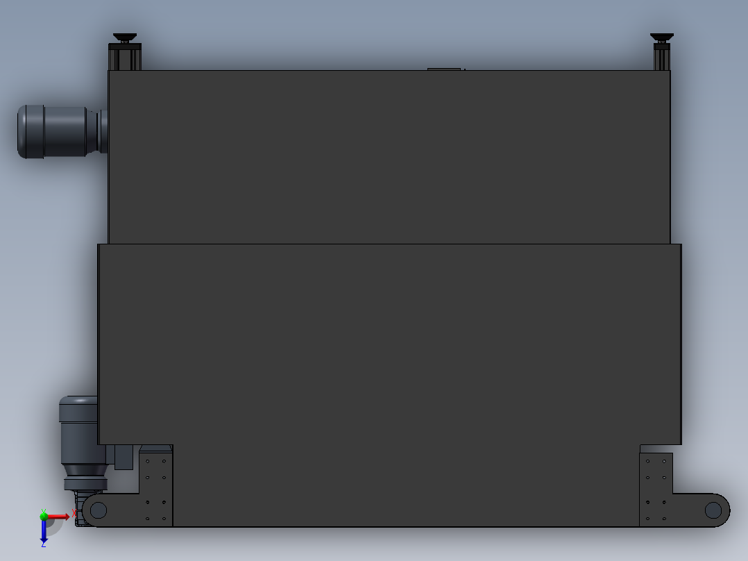 微型传送带俯视图