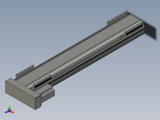 直线模组LHA170-S800-L设计图纸
