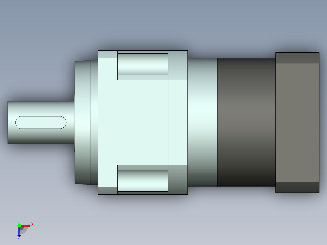 直齿PLX180-L2 42-114.3-200-M12.stp俯视图