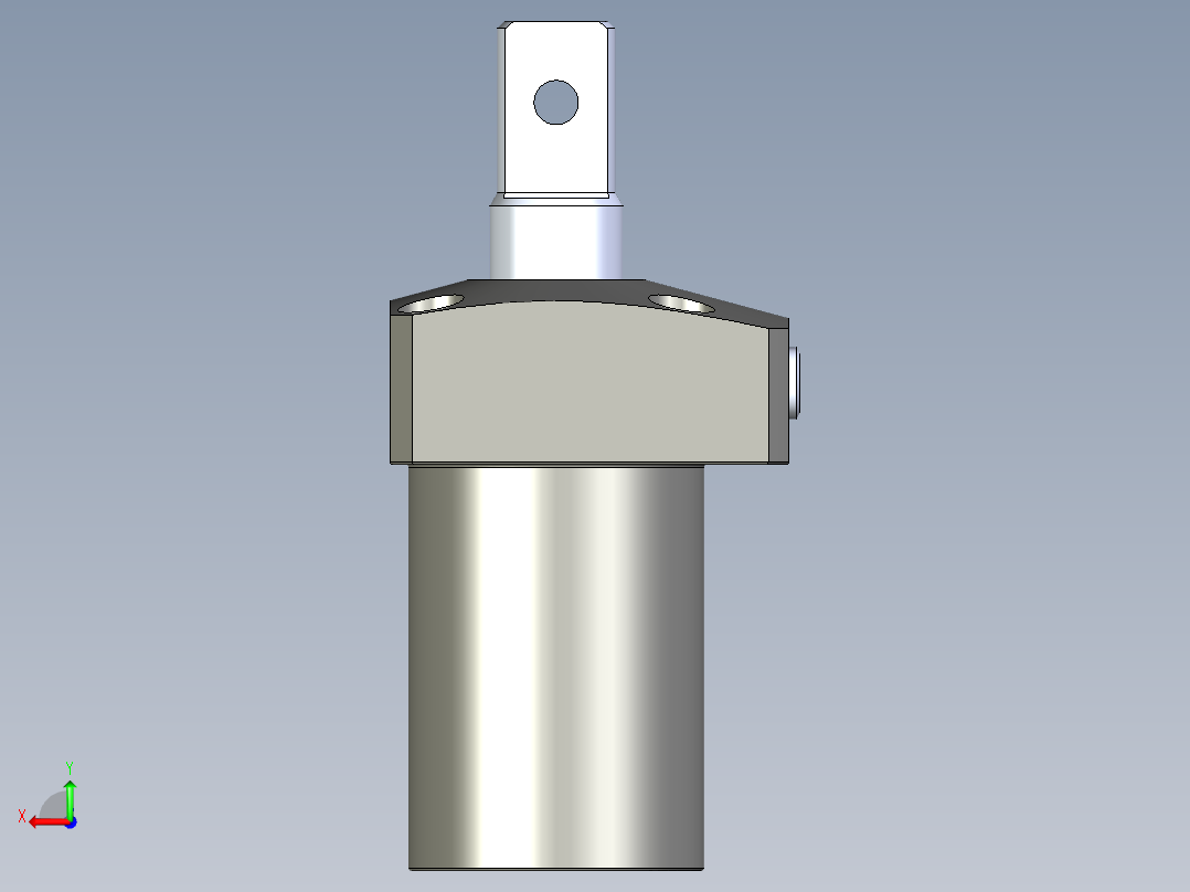 KOSMEKLHS0400-Gx-P多系列多零件图纸模型后视图