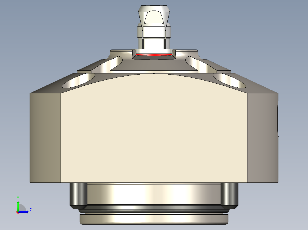 KOSMEKSFA1000-M1A-080多系列多零件图纸模型多系列多零件图纸模型左视图