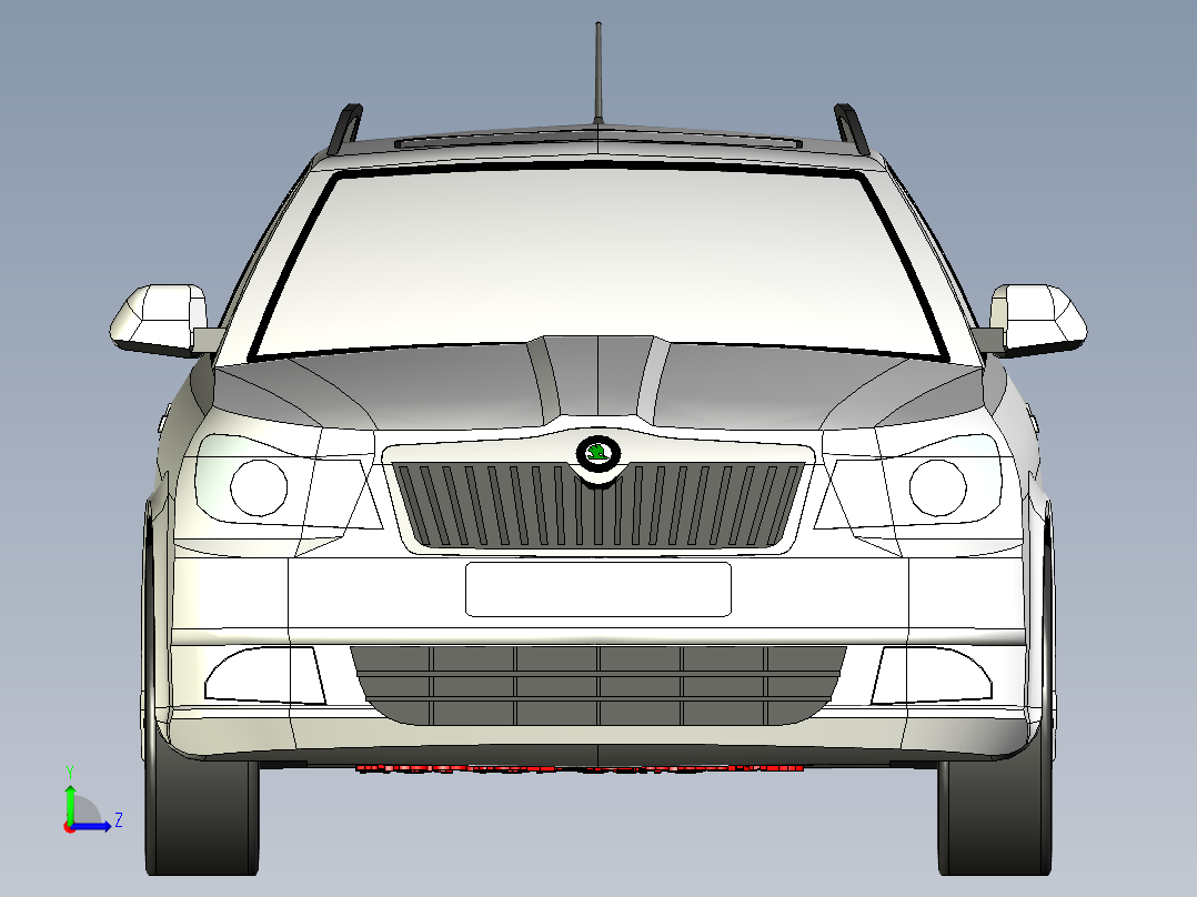 大众斯柯达SKODA明锐左视图