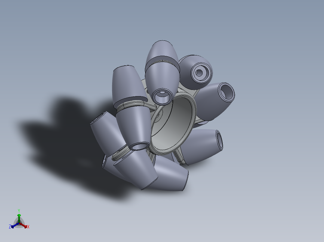 omni wheel分瓣式麦克纳姆轮