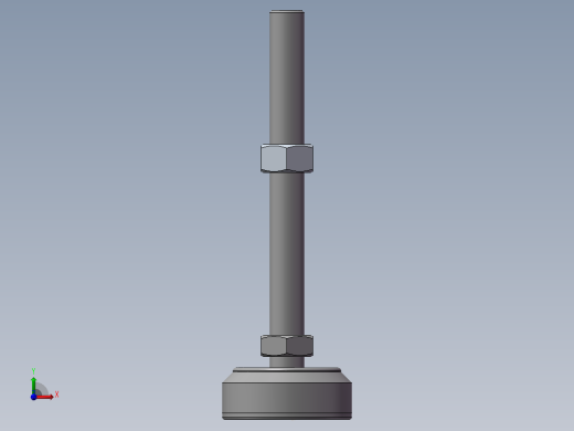 地脚杯M16-60-150（轻、中载）前视缩略图