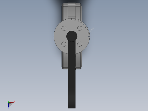 对夹式手动蝶阀-铸铁 DN50-DN600俯视缩略图