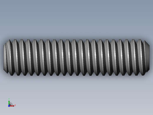 DIN 913-ISO 4026 固定螺钉-M2.5 L=10.SLDPRT前视缩略图