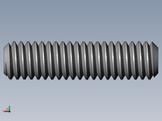 DIN 913-ISO 4026 固定螺钉-M2.5 L=10.SLDPRT后视缩略图